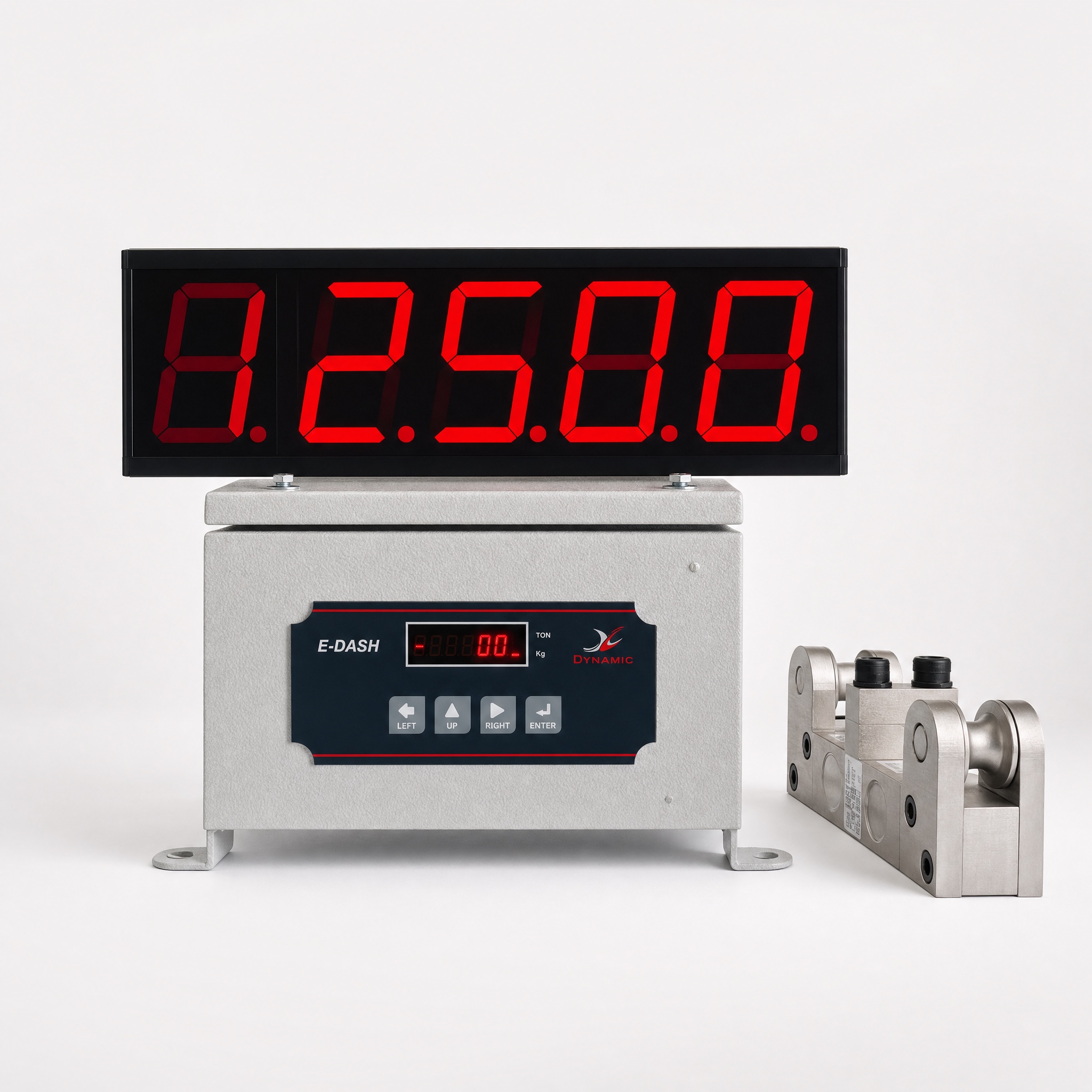 E-Dash controller, jumbo display and load cell